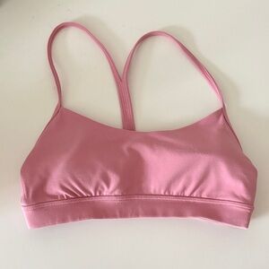 Pink Y strap lululemon Sports Bra